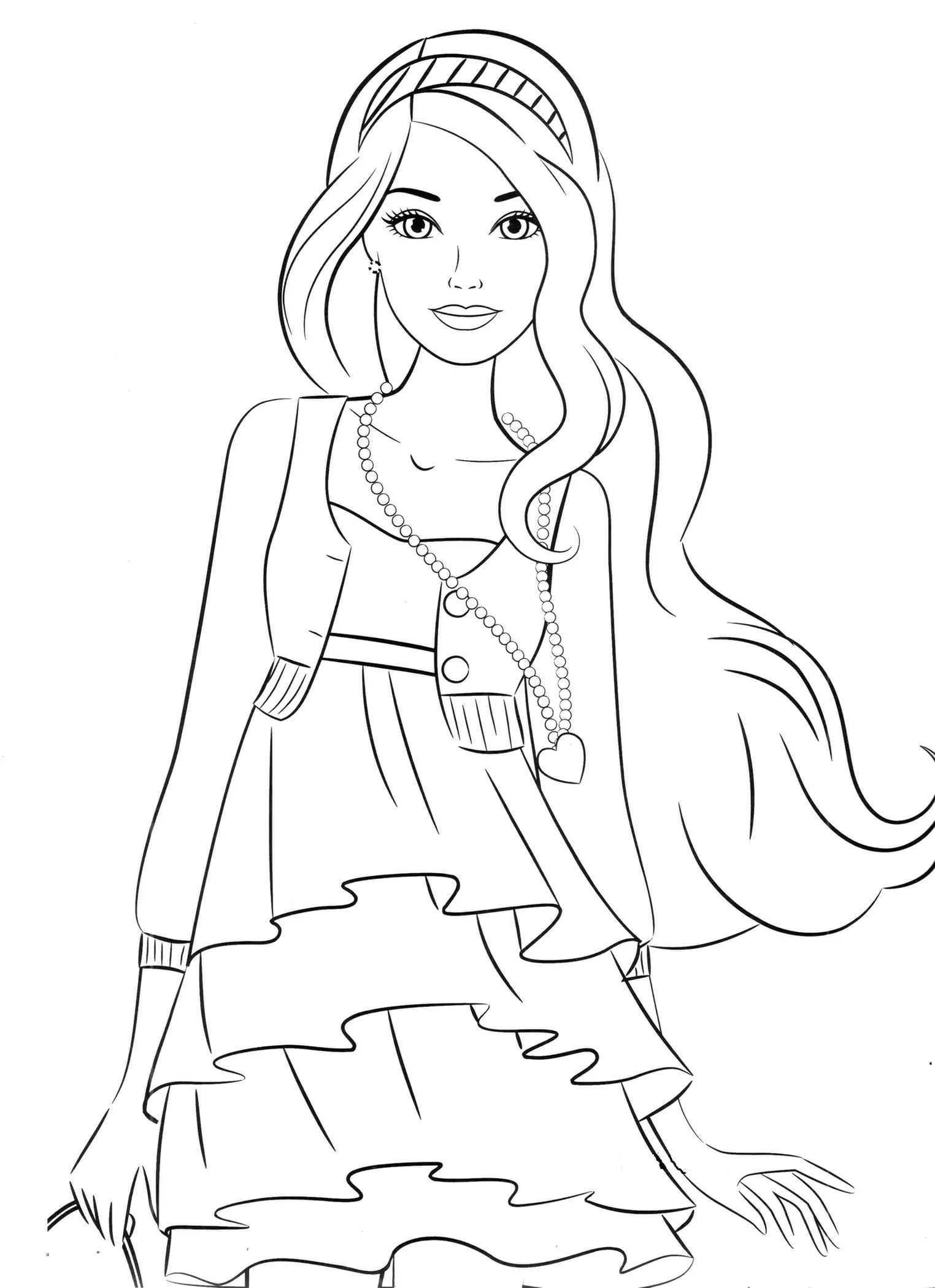 Coloring pages for 8,9,10-year old girls to download and 